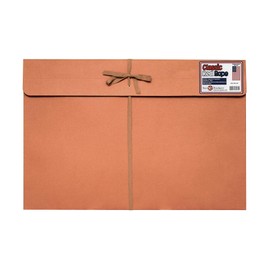 Star Products T212 12 x 18, Classic Red Rope, Paper Artist Portfolio with Tie Tape Closure, Poster, Art Storage, 12" x 18"