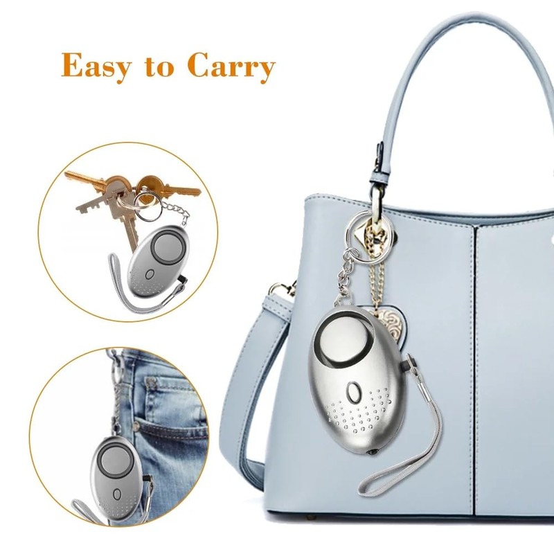 Personal Alarm, Security Alarm Keychain With 140DB Loud Police Approved