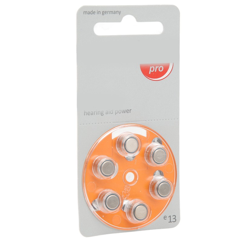 60pcs Long Lasting Power Hearing Device Battery Zinc Air Sound
