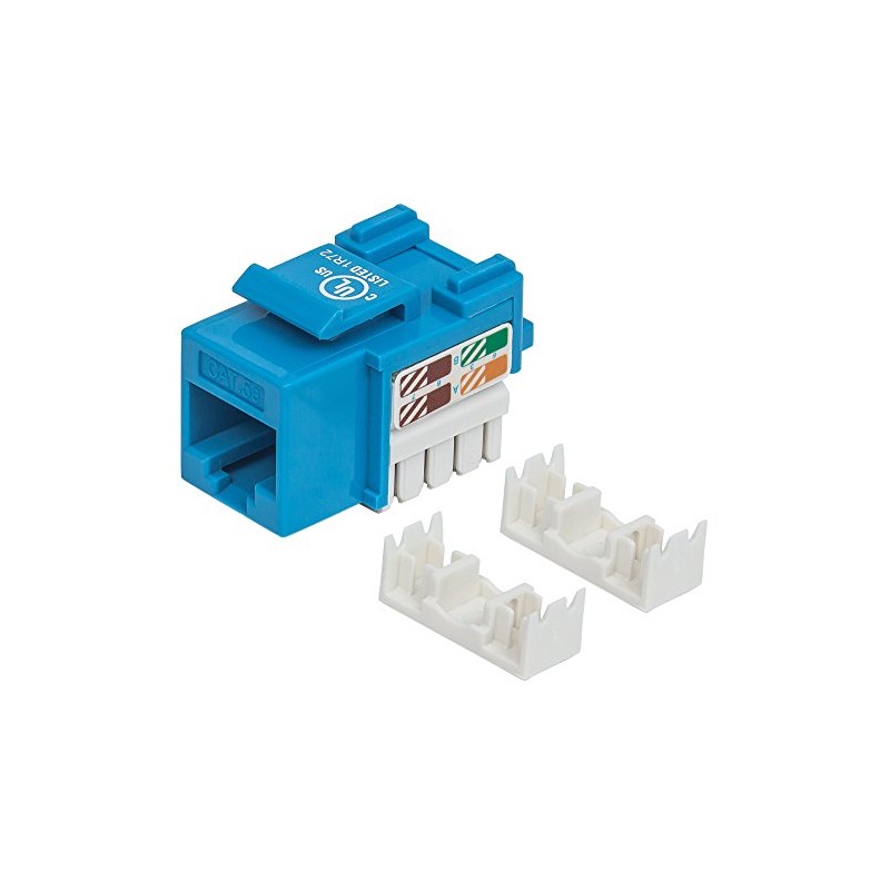Jack Keystone Cat5e UTP RJ45 Hembra, Conector de Red Ethernet,