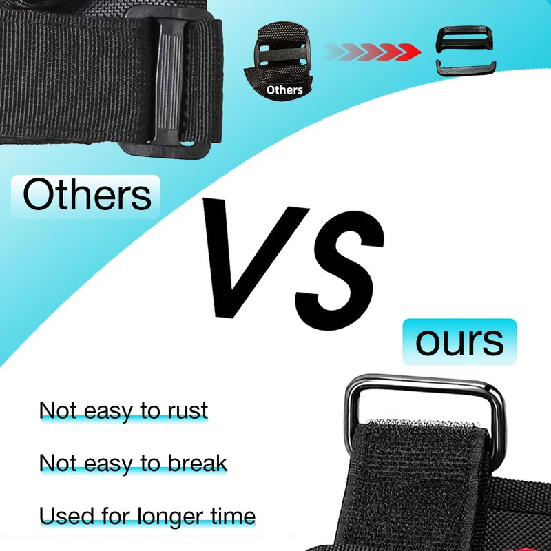 Gaizon 4 Pack Grab Handles Roll Bar Paracord Handgrip Handles