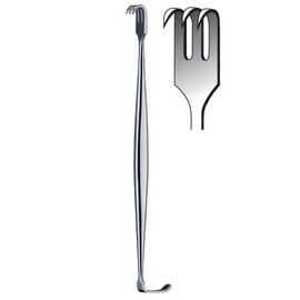 Senn-Miller Retractor, Sharp, 16cm/6.25"