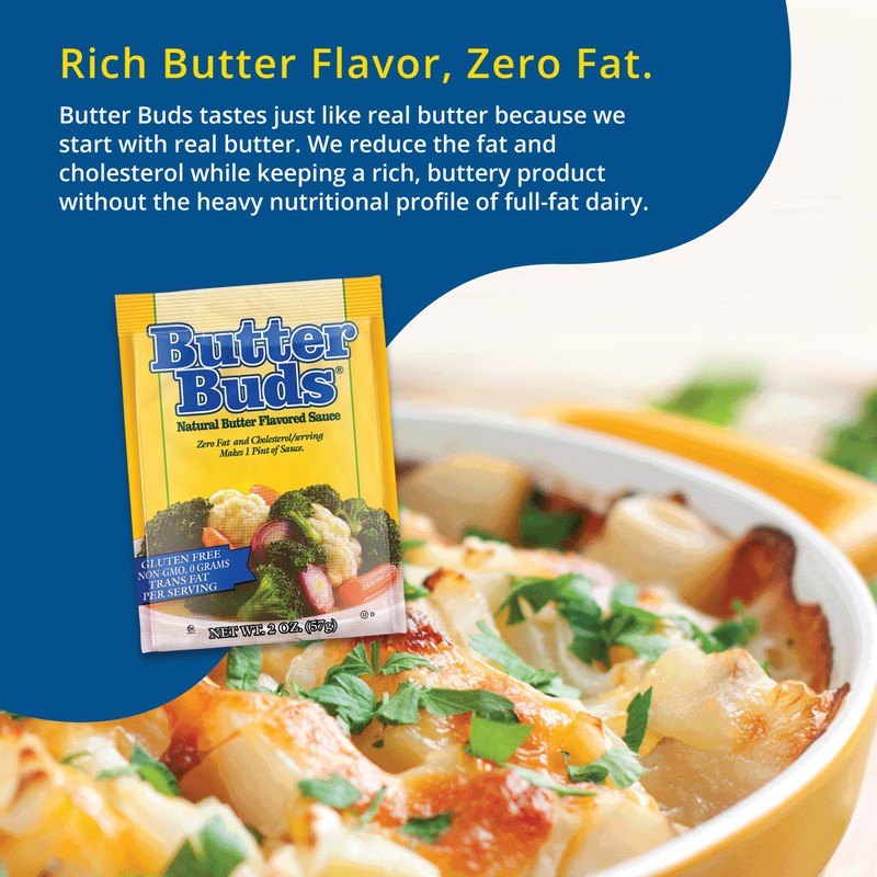 Butter Buds Sauce Mix, 2 Oz (4-Pack) – Non-GMO, Gluten-Free