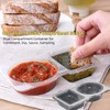Ryfpdml 20PCS Reusable Snack Containers, Double Compartment Snack Pot with