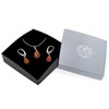 AMBEDORA Monique 2 Small Jewellery Set Polished Sterling Silver Baltic