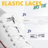 SULPO Flat Shoelaces without Tying - Buckle Closure - Laces