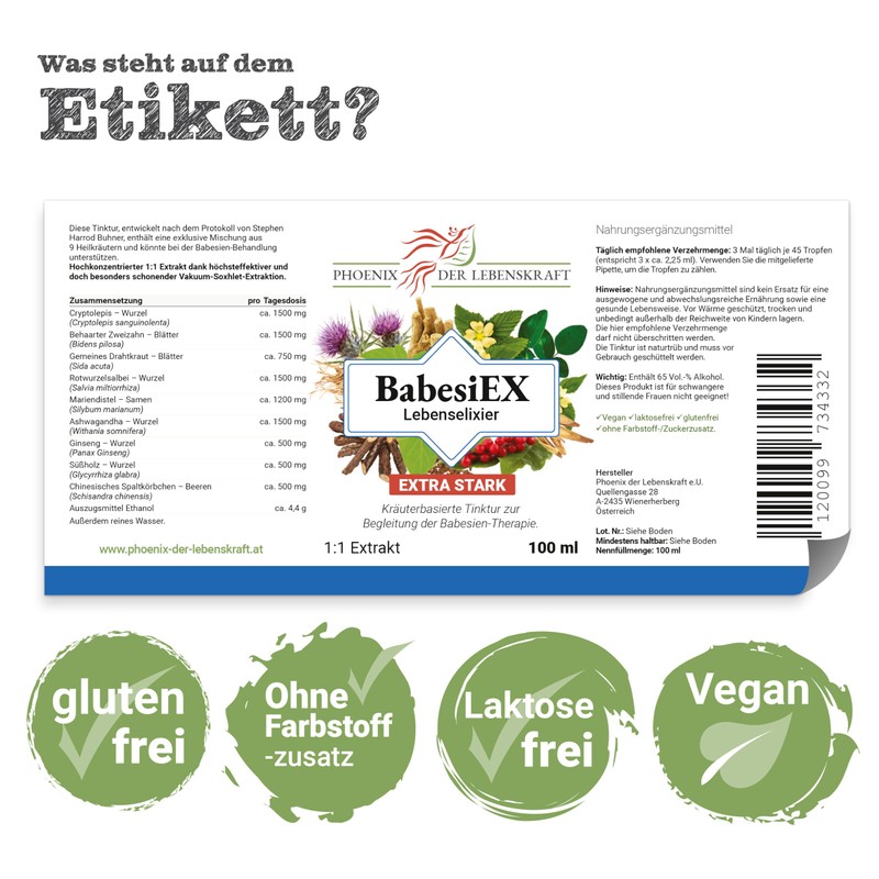 Phoenix der Lebenskraft BabesiEx Elixir of Life