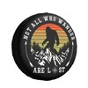 Not All Those Who Wander are Lost Spare Tire Cover 16 Inch Wheel Protector for Truck SUV Trailer Camping Rv Tire Covers