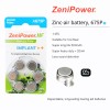 ZeniPower Size 675P Implant Power Cochlear Batteries (240 Pack) +