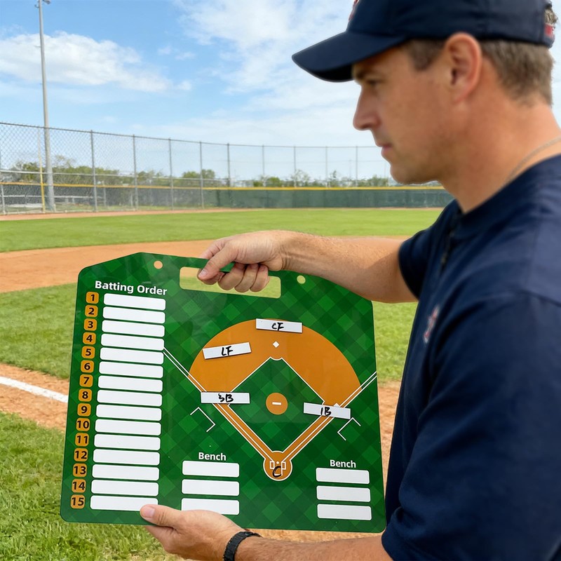 40PCS Baseball Lineup Magnets, Magnetic Lineup Board Accessories