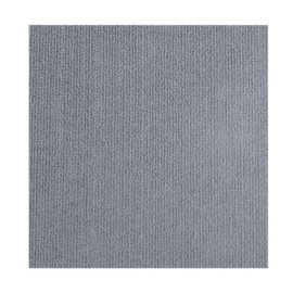 48 Sq.Ft Peel and Stick Carpet Tiles 12" x 12" Self Adhesive Anti-Slip Floor Mats Protect Pads Multi-Purpose Floor Carpet Squares, Easy to Install and Clean- Grey, 48 Tiles