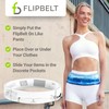 FlipBelt Zipper - White - S, White, Small