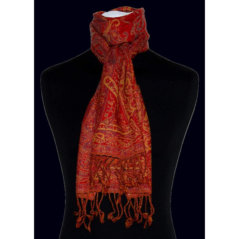 Lorenzo Cana - Men's Soft Wool Scarf from Merino Lamb