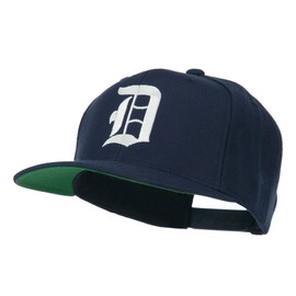 e4Hats.com Large Old English D Embroidered Cap - Navy OSFM