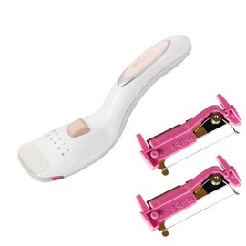Lavia V-Line Trimmer Flora White + 2 Replacement Heatline Cartridges (3 Total)