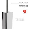 Gedy Jack Toilet Brush Holder, Chrome