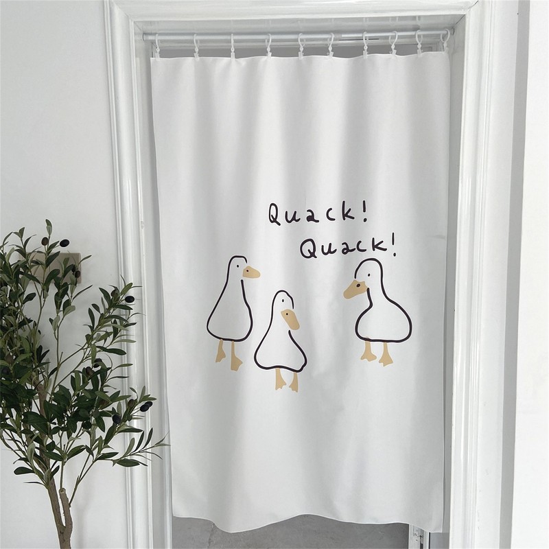 Door Curtain Cute Decorative Cartoon Doorway Divider Cloth for Bedroom