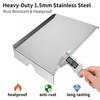 Stainless Steel Drip Tray Heat Baffle Replacement for Traeger BAC012,