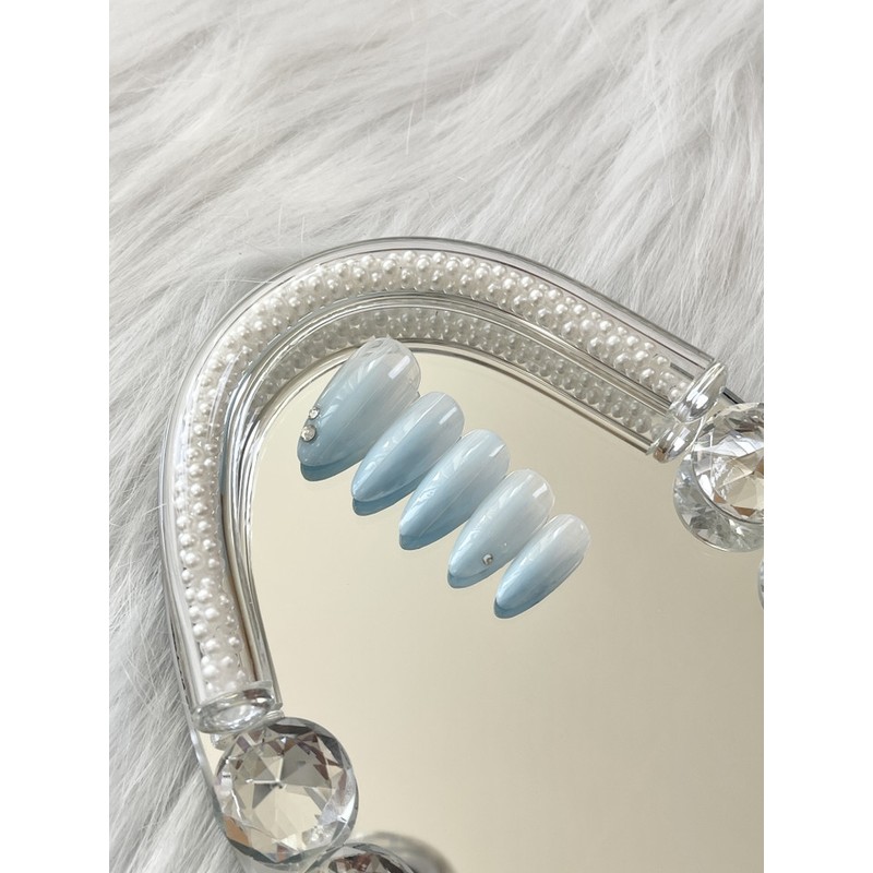 (3+1) Lina handmade nail tips - round / (3+1) 리나