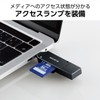 Elecom Memory Card Reader USB Type-C & USB-A Compatible, Direct