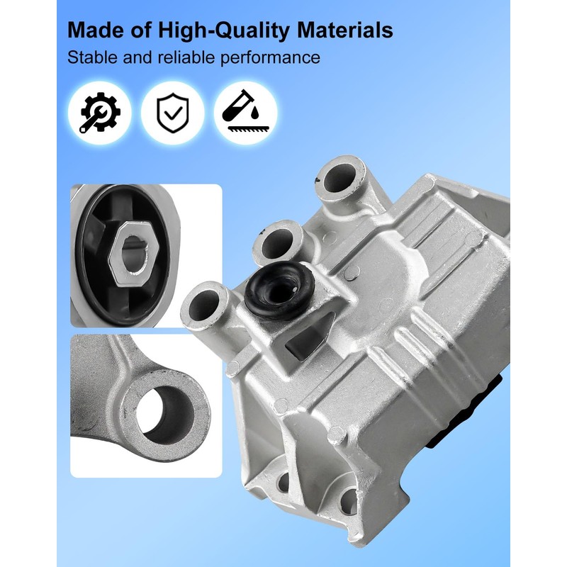 Engine Motor Mount with Transmission Mount and Torque Strut Mount