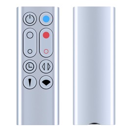 TCNOUMT Fan Remote Control Compatible with Dyson HP00 HP01 Pure Hot+Cool Link Desk Air Purifier, Non-Metallic Material, Silver