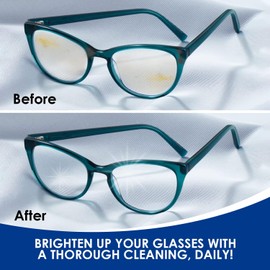 NORTHWEST ENTERPRISES Ultrasonic Eyeglass Cleaner Solution. Concentrated Glasses Cleaner for use in Sonic and Ultrasonic Machines. (2)