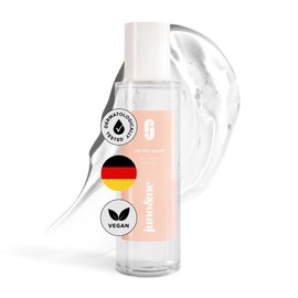 juno & me Dry Touch Body Oil: Body Oil with Dry Touch Feeling for Delicate Skin - Without Fat Film & Absorbs Quickly Like a Body Lotion - Vegan Body Care with Passion Fruit Oil & Apricot Kernel Oil - 100 ml