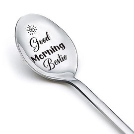 Bestie Best Friend Gift Spoon for Women Men BFF Friendship Gifts for Teen Girls Boys Christmas Birthday Gifts for Friends Female Male Engraved Coffee Tea Lovers Gifts for Women Men Holiday Gift Ideas