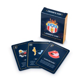 Evil Jared Hasselhoff Drinking Game Party Game Jared's Cup 100% Waterproof Playing Cards Made from Flexible Polymer, German