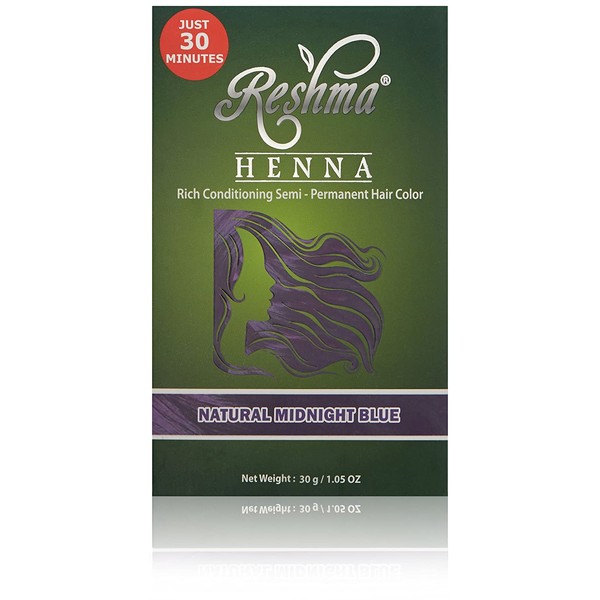 Reshma Beauty Natural Midnight Blue 30 Minute Henna Hair Color