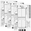 BEIQIYA 3pcs ECG 7 Step Ruler, Transparent EKG Calipers Ruler,