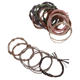 PACKOVE 20pcs Boho Hair Ties Bracelets Vintage Hair Holders for Women and Ages