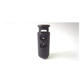 Set of 10 NIFCO CL4 Plastic Cord Stoppers for 0.2 inch (5 mm) Diameter, 2 Hole Type, Cord Line, Elastic Length Adjustment