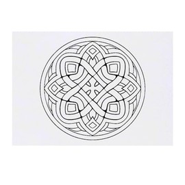 Azeeda 'Keltischer Kreis' Temporäres Tattoo - Hautfreundlicher & Ungiftiger Abziehbild · Wasserfest (TO00066069)