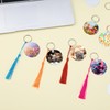 180 Pcs Sublimation Keychain Blanks Bulk Metal Sublimation Keychain Blanks