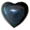 Satin Crystals Rainbow Obsidian Heart Love Gemstone 1.0-1.25 inch
