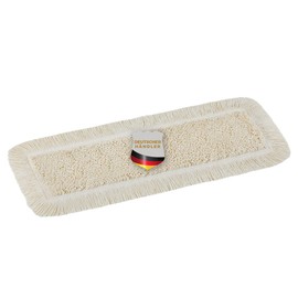 Okaei 1 x Mop Cover – Floor Mop Cover for Dry and Wet Cleaning – Floor Mop Cover for All Standard Mop Holders and Presses – (40 cm, 1 x Damp Mop, Beige)