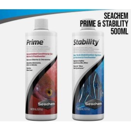 Seachem Prime & Stability Bacteria Conditioner Chlorine/Ammon