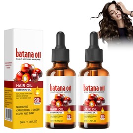 2 Stück Batana Öl Für Haare, Reines Und Natürliches Batana Öl Batana Oil Organic Für Haare Batana Hair Oil Für Haarwachstum & Hautpflege, Fördert Das Haarwachstum, Beugt Haarausfall