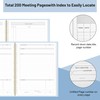 Yoment Meeting Notebook for Work with Action Items 8.5 x