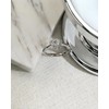 Watforsh Silver Star Celestial Crystal CZ Stone Y2k Stackable Adjustable