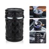 Q92C Luxury Car Ashtray with LED Light, Self-Extinguishing, with Lid