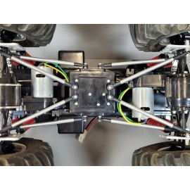 JP Garage Aluminum Front & Rear Axle Linkage Rod Set 1/10 Tamiya RC Bullhead Clodbuster