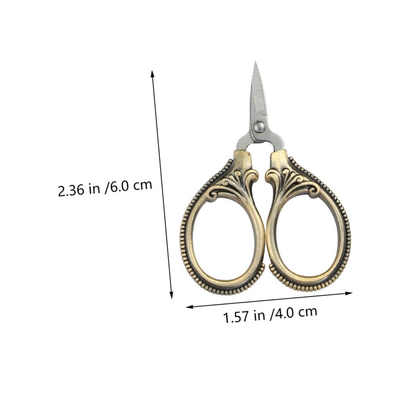 COHEALI Quality Embroidery Scissors Metal Trimmer Thread Trimming Tool Mini