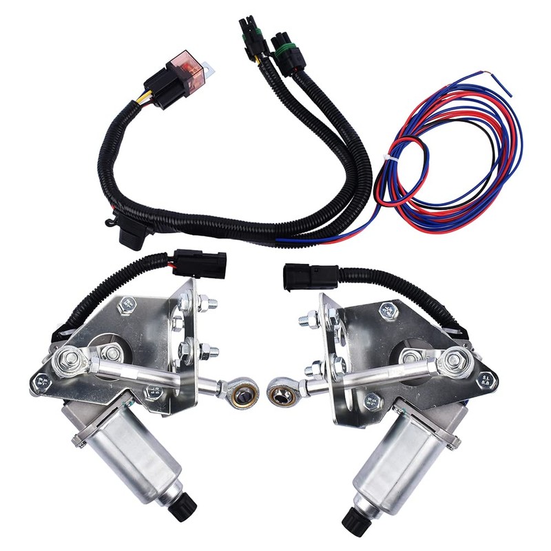 Woosphy Electric Headlight Motor Conversion Kit Replacement for Chevy C3
