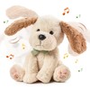 TUMAMA Baby Animated Plush Dog, Interactive Singing Talking Puppy Dog