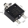 RKURCK 125-250V AC 50V DC Push Button Circuit Breaker 15