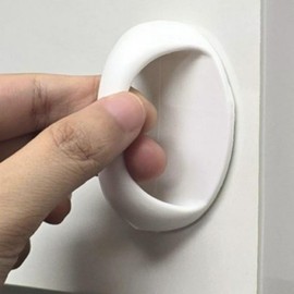 Simple Round Mini Pastel Furniture Knobs for Cabinets & Drawers 1pc Pink 5ea