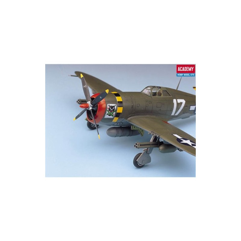 ACADEMY 12492 P-47D Thunderbolt Razorback, Multicolor